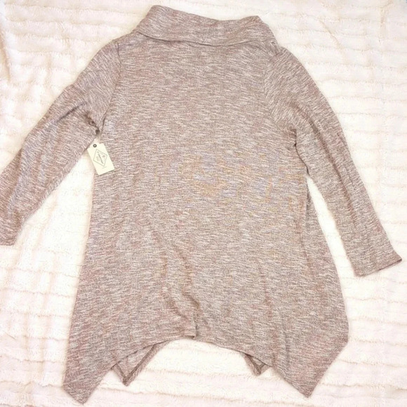 St. John's Bay Metallic Flecked Rayon Blend Cowl Sweater Plus Size! NWT - Picture 6 of 14